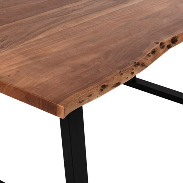 ΤΡΑΠΕΖΙ ΤΡΑΠΕΖΑΡΙΑΣ MONTANA 4εκ.ΠΑΧΟΣ ΜΑΣΙΦ ΞΥΛΟ ΑΚΑΚΙΑΣ 200X95X78Υεκ.HM8337 - Image 4