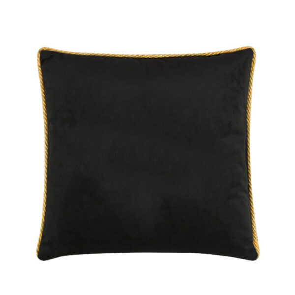 CREYR ΔΙΑΚΟΣΜΗΤΙΚΟ ΜΑΞΙΛΑΡΙ 45x45cm ΒΕΛΟΥΔΟ ΠΟΛΥΧΡΩΜΟ ΜΑΥΡΟ 025271 - Image 2