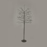 GLOW FLARE 150 ΧΡΙΣΤΟΥΓΕΝΝΙΑΤΙΚΟ ΔΕΝΤΡΟ LED 40x40x150cm COPPER ΜΑΥΡΟ PVC 027208