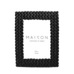 TRESSER ΚΟΡΝΙΖΑ 21x8.6x19.8cm POLYRESIN ΜΑΥΡΟ ΜΑΤ ΓΥΑΛΙ 028373
