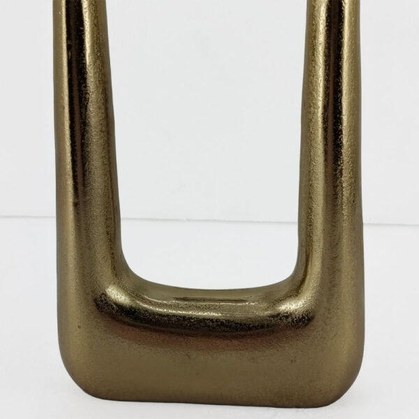 NAZAR ΒΑΖΟ 26x8x42cm ΑΛΟΥΜΙΝΙΟ ΧΡΥΣΟ 029055 - Image 3