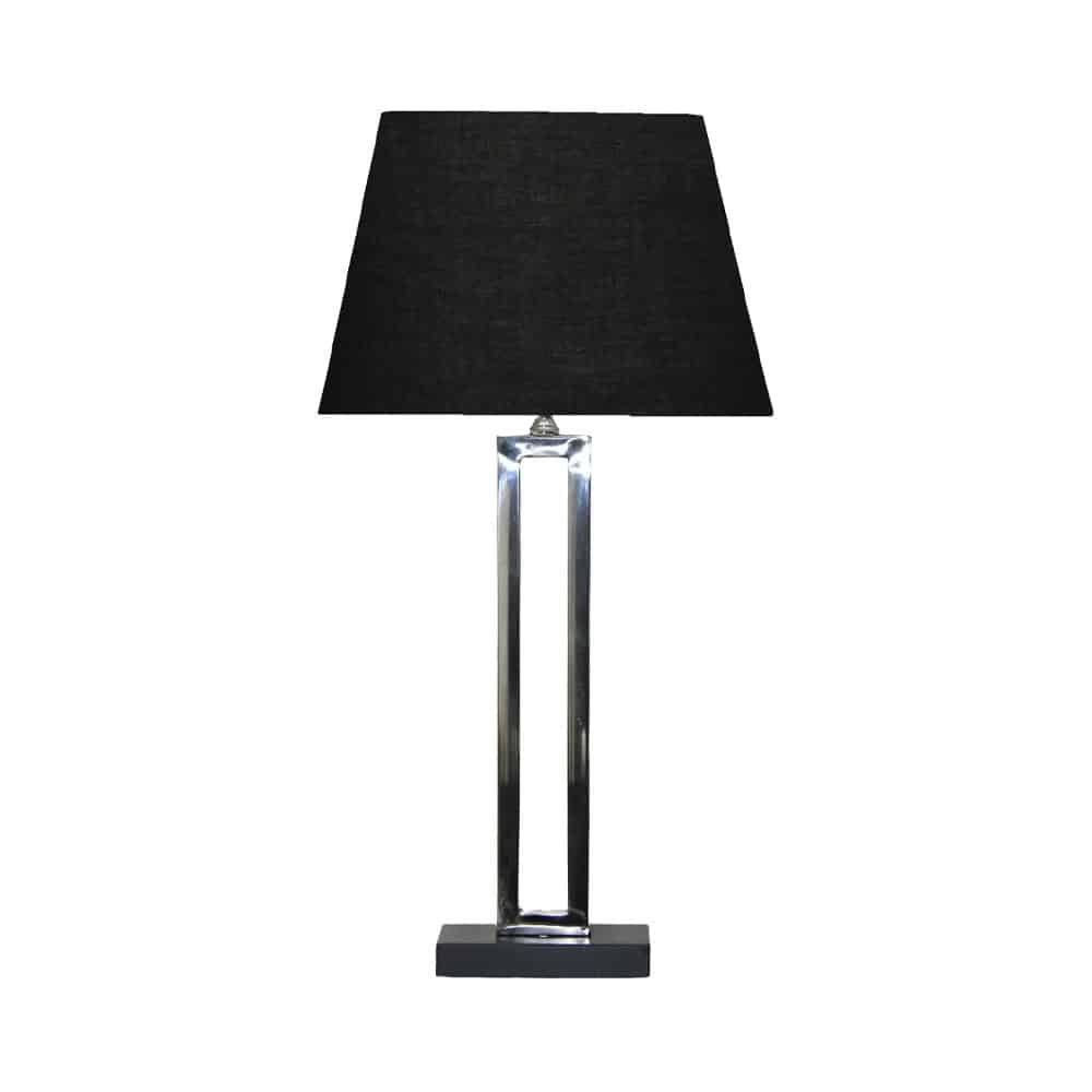 029215-JlBhV-first-_1 ANSELM ΦΩΤΙΣΤΙΚΟ ΕΠΙΤΡΑΠΕΖΙΟ 41x28x71cm ΑΤΣΑΛΙ ΑΣΗΜΙ ΜΑΥΡΟ 029215 - Image 1