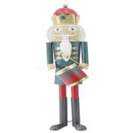 NUTCRACKER ΧΡΙΣΤΟΥΓΕΝΝΙΑΤΙΚΟ ΔΙΑΚΟΣΜΗΤΙΚΟ ΚΑΡΥΟΘΡΑΥΣΤΗΣ 44x50x175cm ΜΕΤΑΛΛΟ ΠΡΑΣΙΝΟ ΚΟΚΚΙΝΟ 030173
