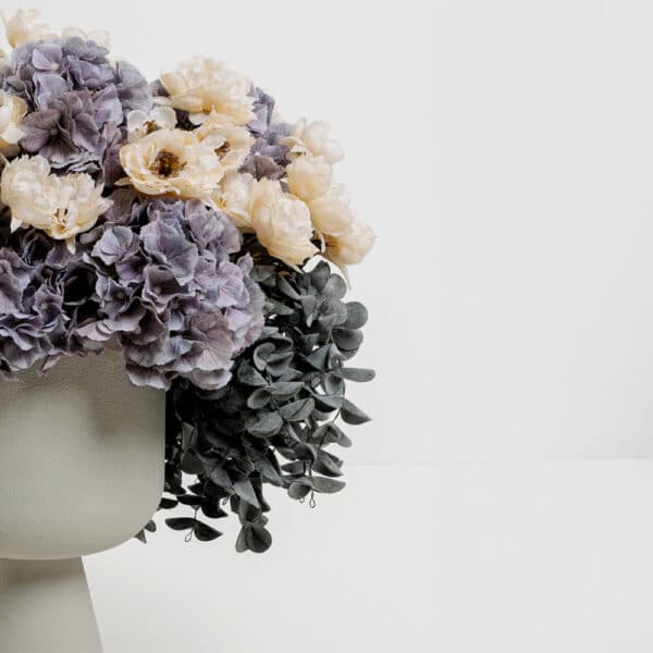 HYDRANGEA ΛΟΥΛΟΥΔΙ ΤΕΧΝΗΤΟ 52cm POLYESTER ΓΚΡΙ ΠΡΑΣΙΝΟ 030872 - Image 4