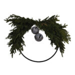 CIRCLE 60 ΧΡΙΣΤΟΥΓΕΝΝΙΑΤΙΚΟ ΣΤΕΦΑΝΙ 60x60cm ΜΕΤΑΛΛΟ ΠΡΑΣΙΝΟ ΚΟΚΚΙΝΟ PVC 031045