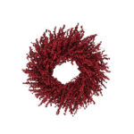 RED BERRY 60 ΧΡΙΣΤΟΥΓΕΝΝΙΑΤΙΚΟ ΣΤΕΦΑΝΙ ΜΕ ΓΚΙ 60x60cm POLYFOAM ΚΟΚΚΙΝΟ PVC 031060