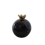 LUCKY CHARM 2025 XMAS ΡΟΔΙ 11x11x13cm POLYRESIN ΜΠΟΡΝΤΩ ΧΡΥΣΟ 031155