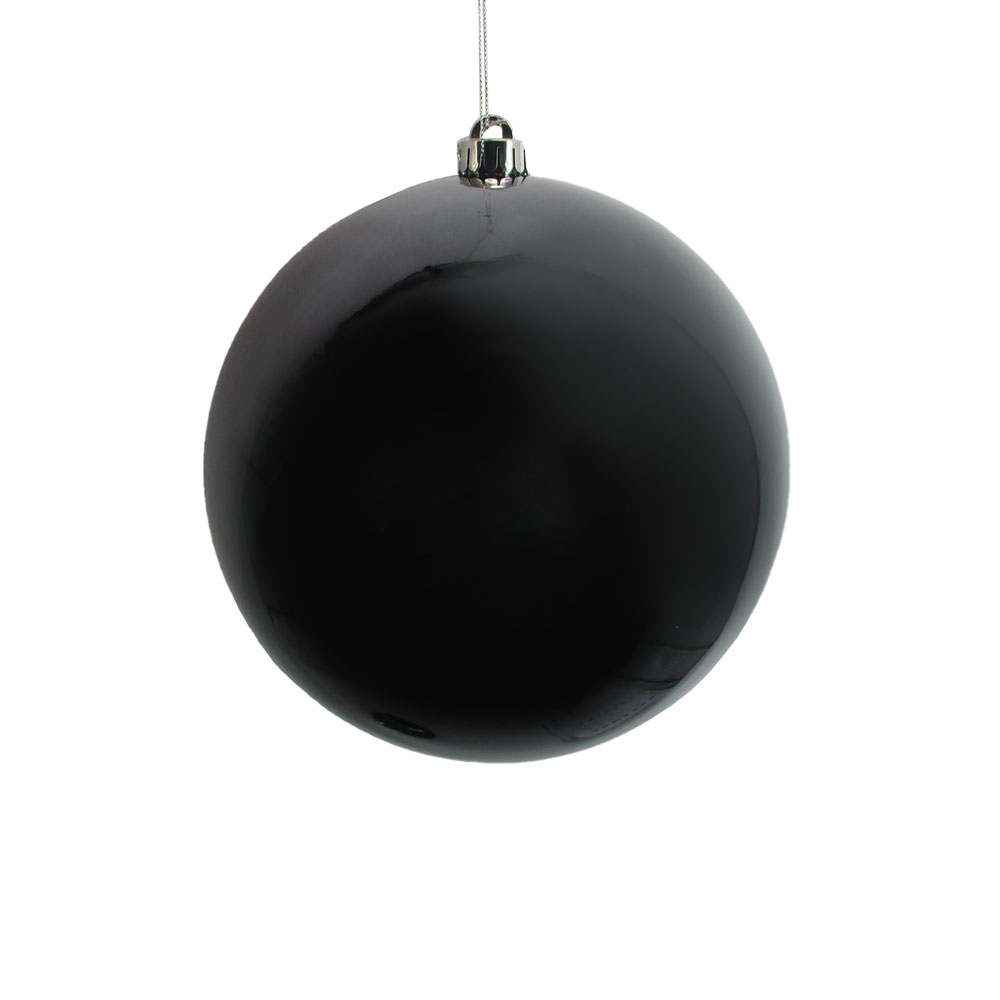033027-8xMGC-first-_1 PERLA DARK ΧΡΙΣΤΟΥΓΕΝΝΙΑΤΙΚΗ ΜΠΑΛΑ 20x20x20cm ΠΛΑΣΤΙΚΟ ΜΑΥΡΟ 033027 - Image 1