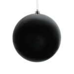 PERLA DARK ΧΡΙΣΤΟΥΓΕΝΝΙΑΤΙΚΗ ΜΠΑΛΑ 25x25x25cm ΠΛΑΣΤΙΚΟ ΜΑΥΡΟ 033028