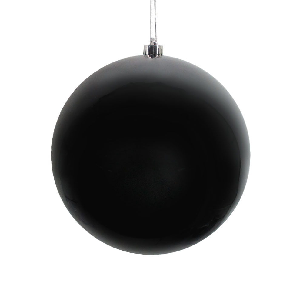 033028-R4T2Y-first-_1 PERLA DARK ΧΡΙΣΤΟΥΓΕΝΝΙΑΤΙΚΗ ΜΠΑΛΑ 25x25x25cm ΠΛΑΣΤΙΚΟ ΜΑΥΡΟ 033028 - Image 1