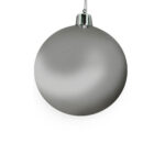 SILVER ΧΡΙΣΤΟΥΓΕΝΝΙΑΤΙΚΗ ΜΠΑΛΑ 15x15x15cm ΠΛΑΣΤΙΚΟ ΑΣΗΜΙ 033191
