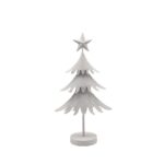 DAINTY ΧΡΙΣΤΟΥΓΕΝΝΙΑΤΙΚΟ ΔΙΑΚΟΣΜΗΤΙΚΟ ΔΕΝΤΡΟ 28x14x53cm ΜΕΤΑΛΛΟ ΛΕΥΚΟ 033209