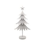DAINTY ΧΡΙΣΤΟΥΓΕΝΝΙΑΤΙΚΟ ΔΙΑΚΟΣΜΗΤΙΚΟ ΔΕΝΤΡΟ 34x14x68cm ΜΕΤΑΛΛΟ ΛΕΥΚΟ 033210