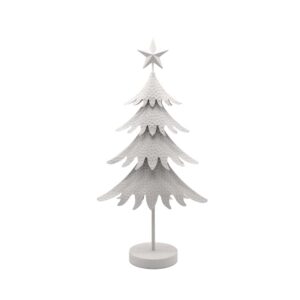 DAINTY ΧΡΙΣΤΟΥΓΕΝΝΙΑΤΙΚΟ ΔΙΑΚΟΣΜΗΤΙΚΟ ΔΕΝΤΡΟ 34x14x68cm ΜΕΤΑΛΛΟ ΛΕΥΚΟ 033210