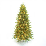 STARLIGHT FIR ΧΡΙΣΤΟΥΓΕΝΝΙΑΤΙΚΟ ΔΕΝΤΡΟ LED ΦΩΤΑ 115x115x210cm PE/PVC ΠΡΑΣΙΝΟ LED/COPPER 035258