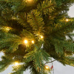STARLIGHT FIR ΧΡΙΣΤΟΥΓΕΝΝΙΑΤΙΚΟ ΔΕΝΤΡΟ LED ΦΩΤΑ 115x115x210cm PE/PVC ΠΡΑΣΙΝΟ LED/COPPER 035258 - Image 2