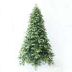 NATALE PINE ΧΡΙΣΤΟΥΓΕΝΝΙΑΤΙΚΟ ΔΕΝΤΡΟ 130x130x210cm PE/PVC ΓΚΡΙ ΠΡΑΣΙΝΟ 035259