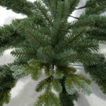 NATALE PINE ΧΡΙΣΤΟΥΓΕΝΝΙΑΤΙΚΟ ΔΕΝΤΡΟ 130x130x210cm PE/PVC ΓΚΡΙ ΠΡΑΣΙΝΟ 035259 - Image 2