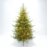NATALE GLOW ΧΡΙΣΤΟΥΓΕΝΝΙΑΤΙΚΟ ΔΕΝΤΡΟ LED ΦΩΤΑ 155x155x210cm PE/PVC ΠΡΑΣΙΝΟ LED/COPPER 035260