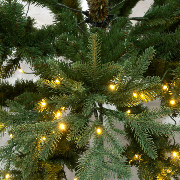 NATALE GLOW ΧΡΙΣΤΟΥΓΕΝΝΙΑΤΙΚΟ ΔΕΝΤΡΟ LED ΦΩΤΑ 155x155x210cm PE/PVC ΠΡΑΣΙΝΟ LED/COPPER 035260 - Image 2