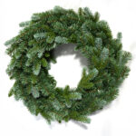 NATALE RING ΧΡΙΣΤΟΥΓΕΝΝΙΑΤΙΚΟ ΣΤΕΦΑΝΙ 50x8x50cm PE/PVC ΓΚΡΙ ΠΡΑΣΙΝΟ 035263