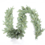 XMASLINE ΓΙΡΛΑΝΤΑ ΧΡΙΣΤΟΥΓΕΝΝΙΑΤΙΚΗ 180x8x25cm PE/PVC ΓΚΡΙ ΠΡΑΣΙΝΟ 035265