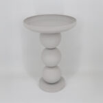 PERLA SIDE TABLE OFF WHITE 41x41x61cm 04-1413