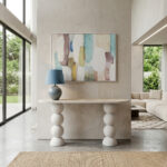 PERLA ΚΟΝΣΟΛΑ OFF WHITE 150x45x76cm 07-0027 - Image 2