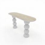 PERLA ΚΟΝΣΟΛΑ OFF WHITE 150x45x76cm 07-0027 - Image 4