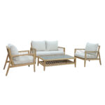 JAPONISM ΣΑΛΟΝΙ SET 1+2+1 ΦΥΣΙΚΟ BEIGE 22-0094