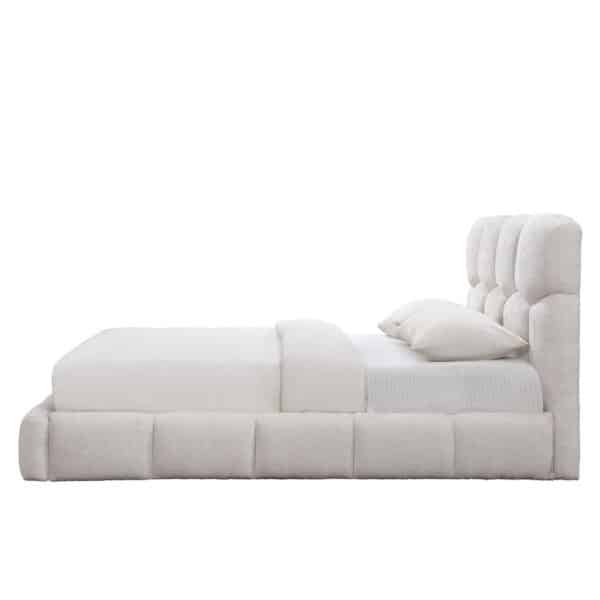HONEYBEE ΚΡΕΒΑΤΙ (ΓΙΑ ΣΤΡΩΜΑ 160x200cm) CREAM 184x220x102.2cm 40-0079 - Image 5