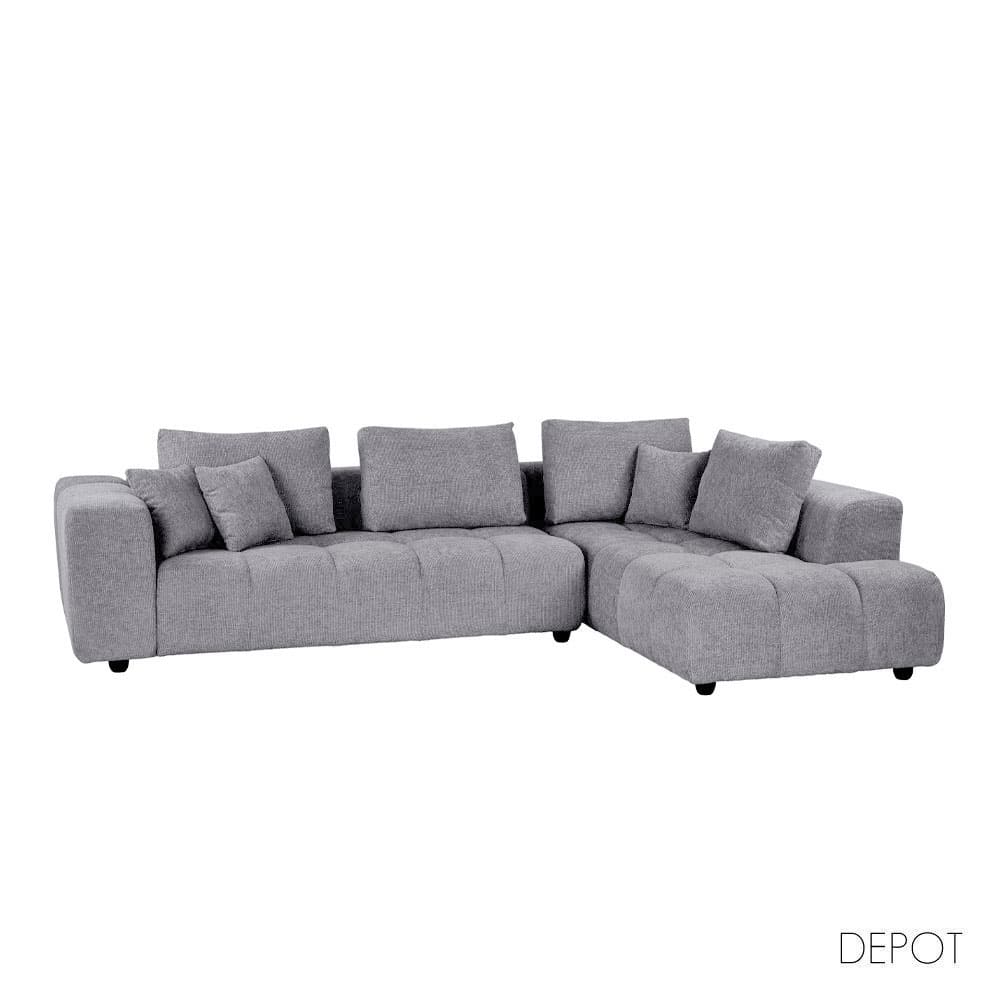 71-0135-LxTm5-first-_1 TOMOS ΚΑΝΑΠΕΣ ΓΩΝΙΑ ΔΕΞΙΑ ΓΚΡΙ LEGASY 18 298x200x85cm 71-0135 - Image 1