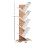 ΒΙΒΛΙΟΘΗΚΗ LIANA HM9028.14 ΜΕΛΑΜΙΝΗ SONAMA/ΛΕΥΚΟ 46x22x128,5Yεκ. - Image 2