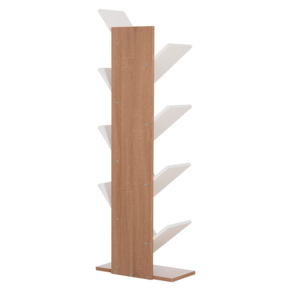 ΒΙΒΛΙΟΘΗΚΗ LIANA HM9028.14 ΜΕΛΑΜΙΝΗ SONAMA/ΛΕΥΚΟ 46x22x128,5Yεκ. - Image 6
