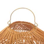 ΦΩΤΙΣΤΙΚΟ ΟΡΟΦΗΣ ΚΡΕΜΑΣΤΟ HM7880.02 RATTAN ΣΕ ΜΠΕΖ ΤΗΣ ΑΜΜΟΥ ΧΡΩΜΑ Φ97x46Υεκ - Image 5