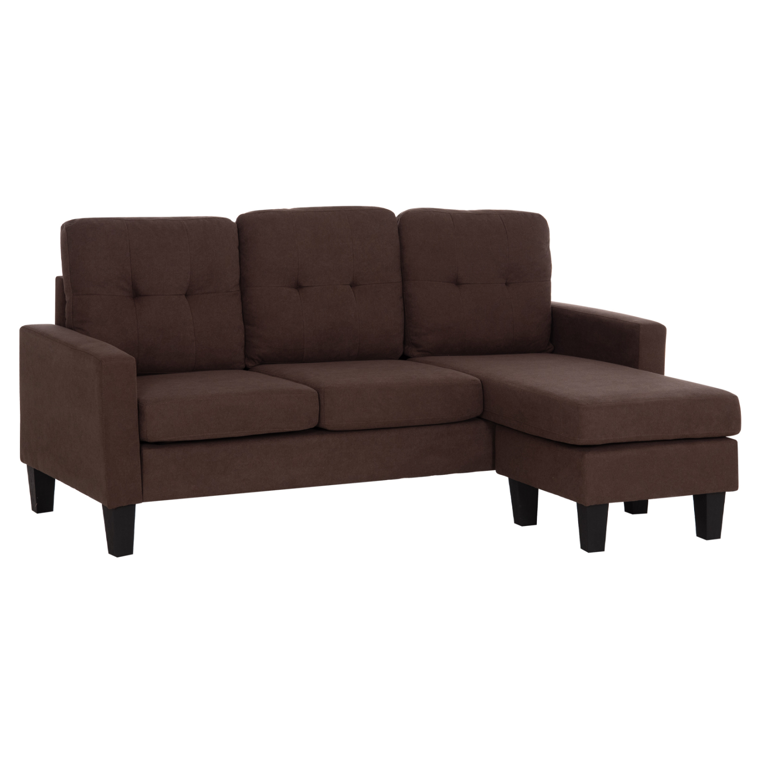 HM3297.12 ΚΑΝΑΠΕΣ ΓΩΝΙΑ ΑΝΑΣΤΡΕΨΙΜΗ MEGGY HM3297.12 ΚΑΦΕ ΥΦΑΣΜΑ 184.5x129x86Yεκ. - Image 1