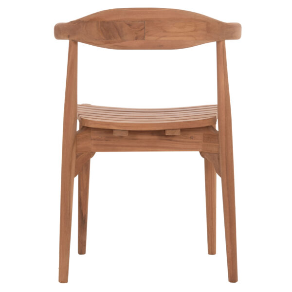 ΚΑΡΕΚΛΑ ΤΡΑΠΕΖΑΡΙΑΣ ΕΞ.ΧΩΡΟΥ DONNY HM6378 ΞΥΛΟ TEAK 52x54x74Υεκ. - Image 6