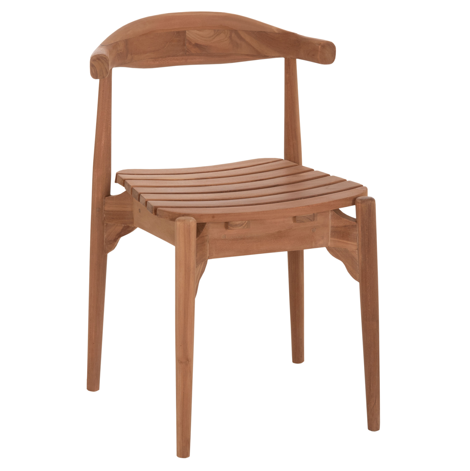 HM6378 ΚΑΡΕΚΛΑ ΤΡΑΠΕΖΑΡΙΑΣ ΕΞ.ΧΩΡΟΥ DONNY HM6378 ΞΥΛΟ TEAK 52x54x74Υεκ. - Image 1
