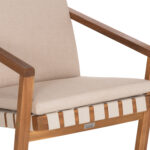 LOUNGE ΣΕΤ ΕΞ.ΧΩΡΟΥ 3ΤΜΧ DAME HM10982 ΞΥΛΟ ΑΚΑΚΙΑΣ--ΣΧΟΙΝΙ STRAP & ΜΑΞΙΛΑΡΙΑ ΣΕ ΜΠΕΖ - Image 4