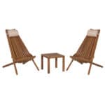 LOUNGE ΣΕΤ ΕΞ.ΧΩΡΟΥ 3ΤΜΧ SHIGAN HM10993 ΞΥΛΟ ΑΚΑΚΙΑΣ--ΜΑΞΙΛΑΡI ΚΕΦΑΛΗΣ ΣΕ ΜΠΕΖ