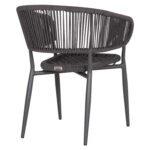 ΠΟΛΥΘΡΟΝΑ ΑΛΟΥΜΙΝΙΟΥ EULO HM5783.21 ΓΚΡΙ-ΤWISTED RATTAN ΓΚΡΙ 57x63x77Υεκ. - Image 5
