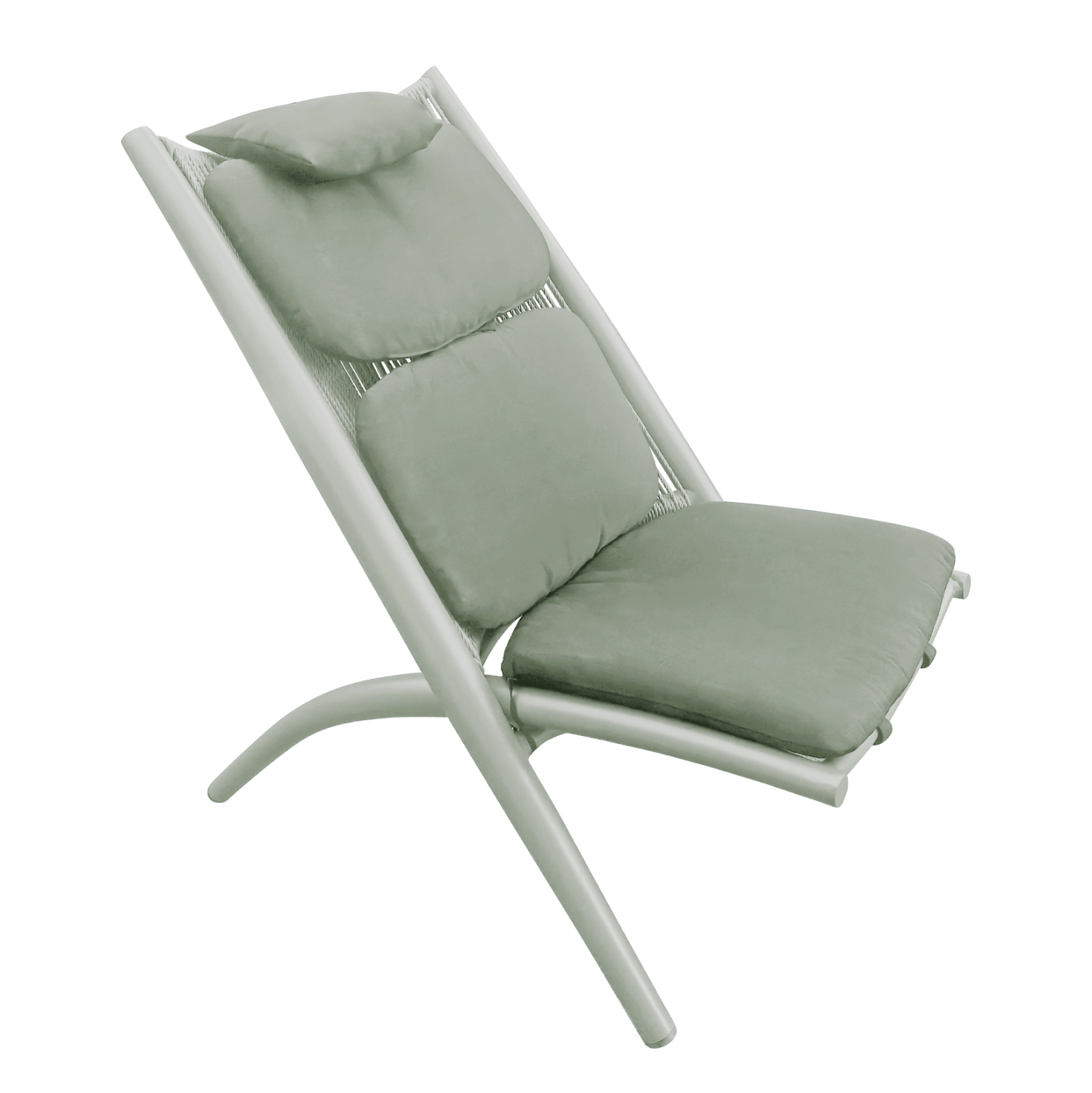 HM6642.07 ΠΟΛΥΘΡΟΝΑ RELAX REMUS HM6642.07 ΑΛΟΥΜΙΝΙΟ & ΣΧΟΙΝΙ OLEFIN ΣΕ OLIVE GREEN 63x87x94Υεκ - Image 1