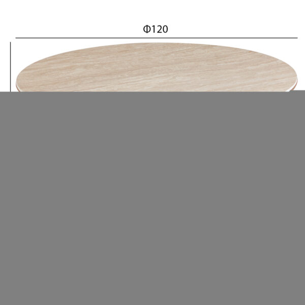 ΣΕΤ ΤΡΑΠΕΖΑΡΙΑΣ 5ΤΜΧ WALDEN HM12104.03 ΚΕΡΑΜΙΚΟ TOP ΤΡΑΒΕΡΤΙΝΑ--ΥΦΑΣΜΑ TAUPE - Image 3