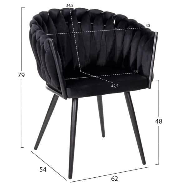 ΣΕΤ ΤΡΑΠΕΖΑΡΙΑΣ 5ΤΜΧ RAVEN HM12116.03 ΚΕΡΑΜΙΚΟ TOP ΜΑΥΡΟ ΜΑΡΜΑΡΟ--ΜΑΥΡΟ ΒΕΛΟΥΔΟ - Image 3