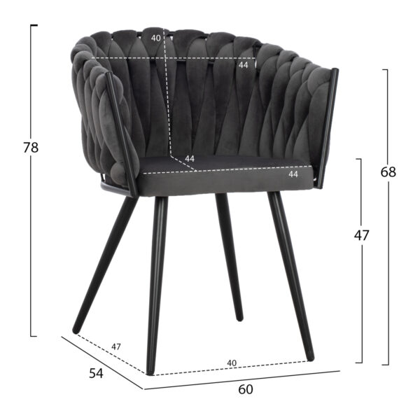 ΣΕΤ ΤΡΑΠΕΖΑΡΙΑΣ 5ΤΜΧ CATER HM12118.01 ΚΕΡΑΜΙΚΟ TOP ΟΒΑΛ--ΓΚΡΙ ΒΕΛΟΥΔΟ - Image 3