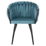 ΣΕΤ ΤΡΑΠΕΖΑΡΙΑΣ 5ΤΜΧ RAVEN HM12121.01 ΚΕΡΑΜΙΚΟ TOP ΛΕΥΚΟ ΜΑΡΜΑΡΟ--ΤΙΡΚΟΥΑΖ ΒΕΛΟΥΔΟ - Image 4