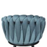 ΣΕΤ ΤΡΑΠΕΖΑΡΙΑΣ 5ΤΜΧ RAVEN HM12121.01 ΚΕΡΑΜΙΚΟ TOP ΛΕΥΚΟ ΜΑΡΜΑΡΟ--ΤΙΡΚΟΥΑΖ ΒΕΛΟΥΔΟ - Image 6