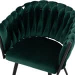 ΣΕΤ ΤΡΑΠΕΖΑΡΙΑΣ 5ΤΜΧ JOLIE HM12123.01 MDF TOP ΣΕ ΦΥΣΙΚΟ--ΚΥΠΑΡΙΣΣΙ ΒΕΛΟΥΔΟ - Image 5