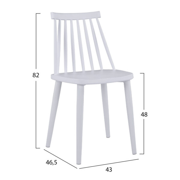 ΣΕΤ ΤΡΑΠΕΖΑΡΙΑΣ ΕΣ.ΧΩΡΟΥ 5ΤΜΧ PALOMA HM11389 ΛΕΥΚΟ-SONAMA MDF TOP - Image 3