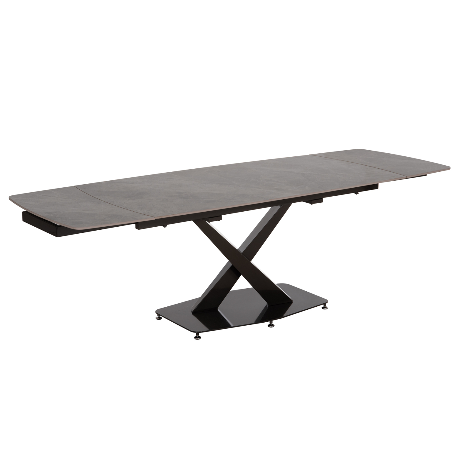 HM18410 ΤΡΑΠΕΖΙ ΕΠΕΚΤΕΙΝΟΜΕΝΟ HOKU HM18410 ΚΕΡΑΜΙΚΟ TOP ΣΕ ΓΚΡΙ ΜΑΡΜΑΡΟ 165/240x90x75Υεκ. - Image 1